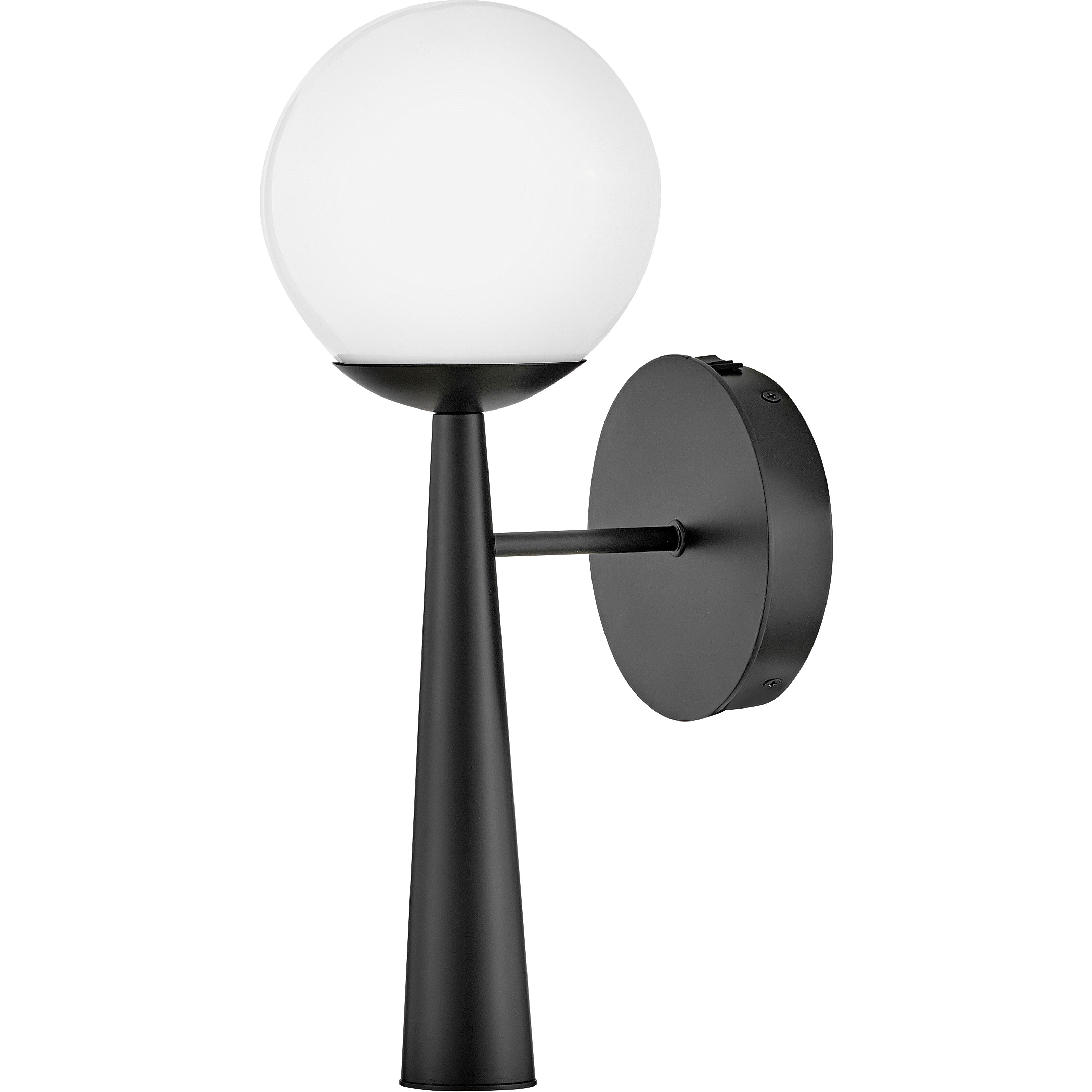 Izzy LED 6 inch Black Sconce Wall Light