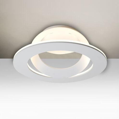 Cue LED 12 inch White Semi-Flush Mount Ceiling Light