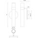 Madison LED 2.38 inch Urban Bronze and Glossy Opal Bath Vanity Light Wall Light
