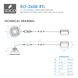 Miniature White Downlight, Gimbal Trimless Recessed