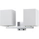 Signature 2 Light 7 inch Brushed Steel Wall Lamp Wall Light