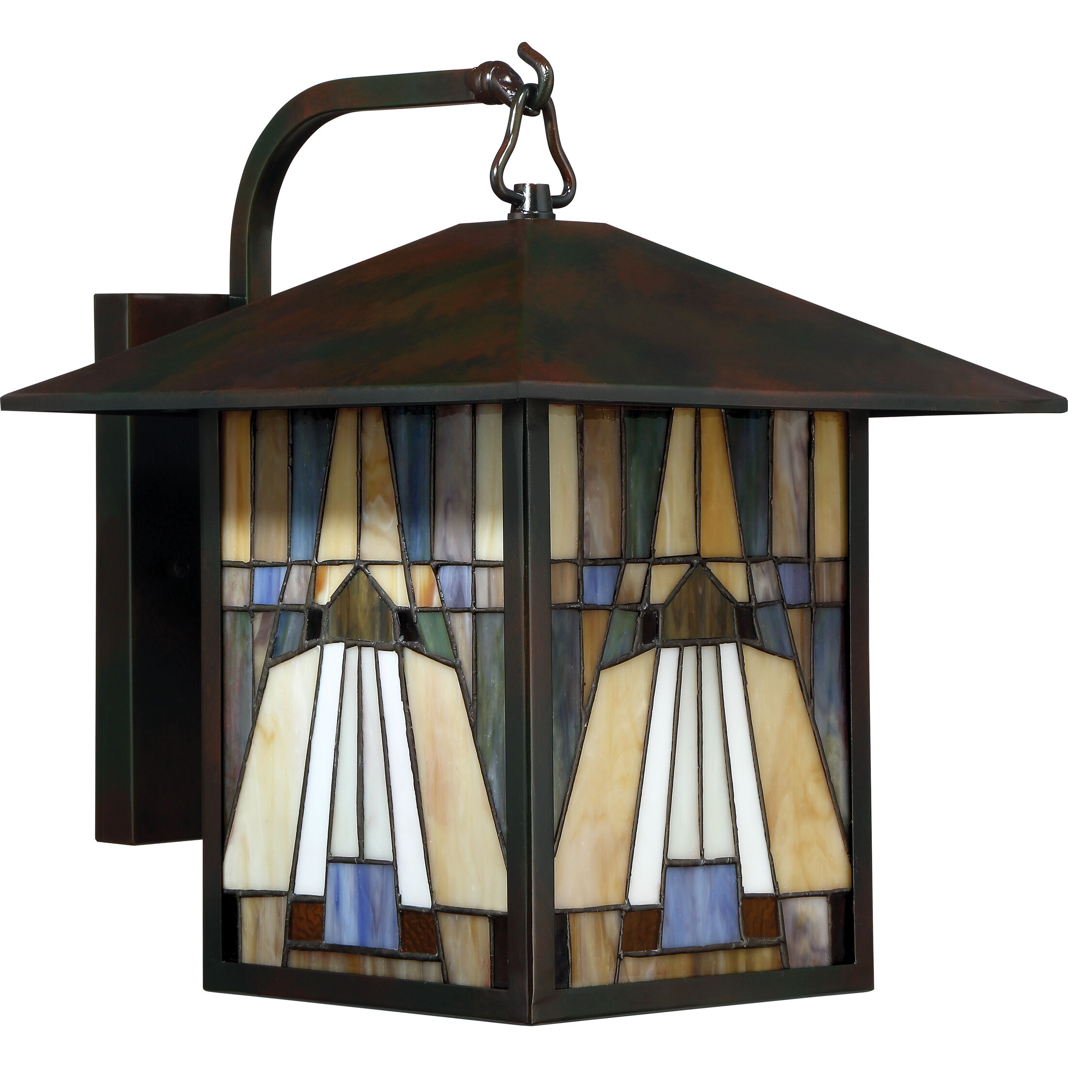 Inglenook 1 Light 14 inch Valiant Bronze Outdoor Wall Lantern
