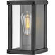 Beckham Outdoor Wall Mount Lantern in Aged Zinc