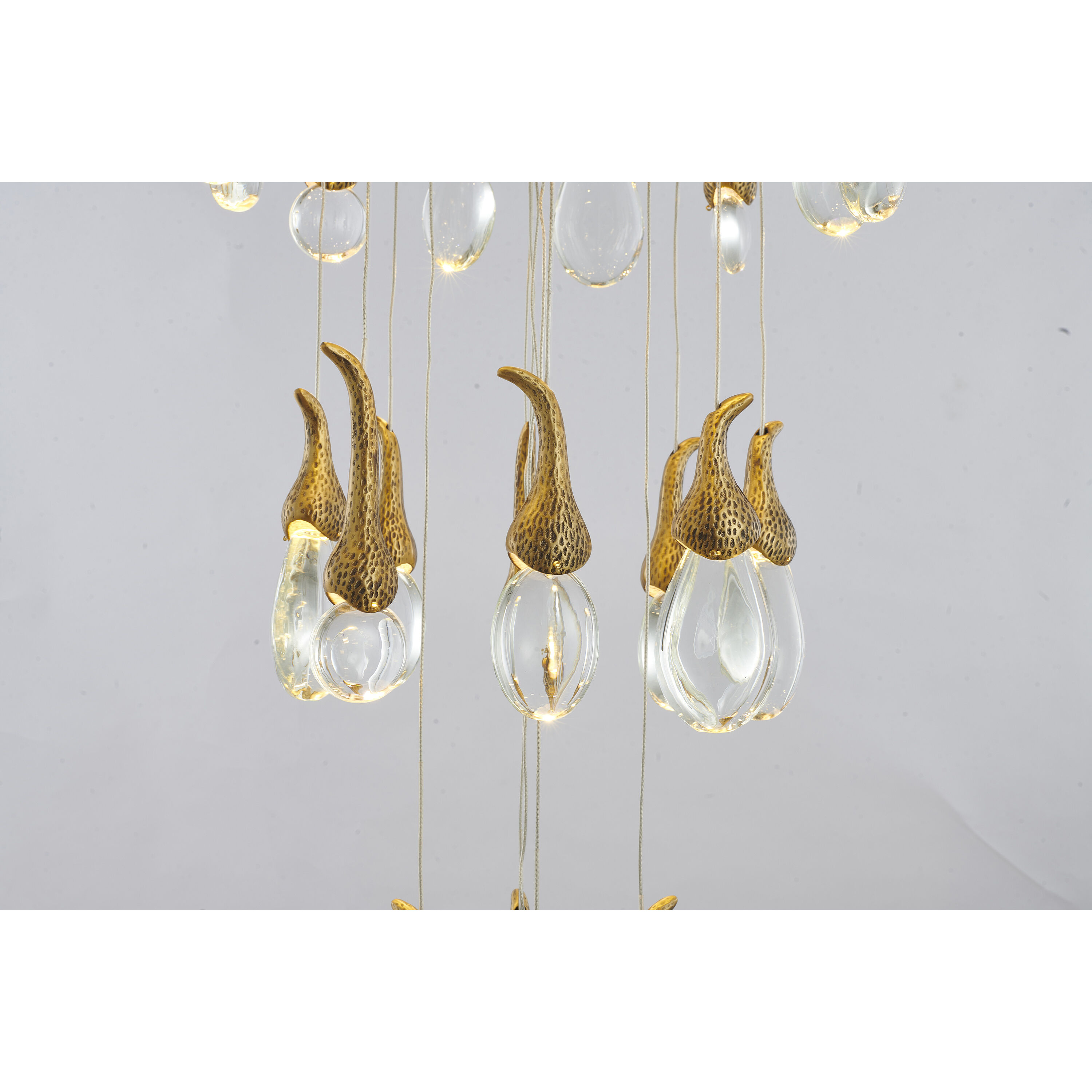 Canada LED 28 inch Antique Brass Chandelier Ceiling Light