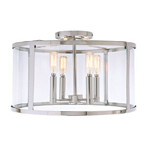 Bryant 4 Light 16.25 inch Semi-Flush Mount