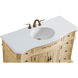 Danville 48 X 21 X 36 inch Light Antique Beige Vanity Sink Set