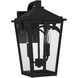 Jaxon 2 Light 14.5 inch Western Bronze Outdoor Wall Lantern