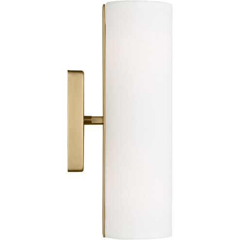 Drew & Jonathan Capalino 2 Light 5 inch Satin Brass Sconce Wall Light