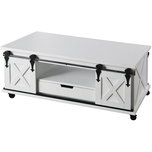 Presley 47 X 47 inch Antique White Coffee Table
