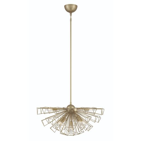 Dendelio 9 Light 22.5 inch Gold Chandelier Ceiling Light