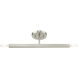Monaco 2 Light 5.13 inch Brushed Nickel Semi-Flush Ceiling Light