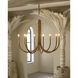 Samsara 8 Light 42.5 inch Saddle Tan Chandelier Ceiling Light, Medium