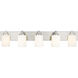 Soledad 5 Light 38.75 inch Brushed Nickel Vanity Wall Light