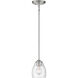 Winsley 1 Light 5.38 inch Brushed Nickel Pendant Ceiling Light