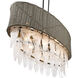 Breakers Isle 12 Light 48 inch Coal Island Light Ceiling Light