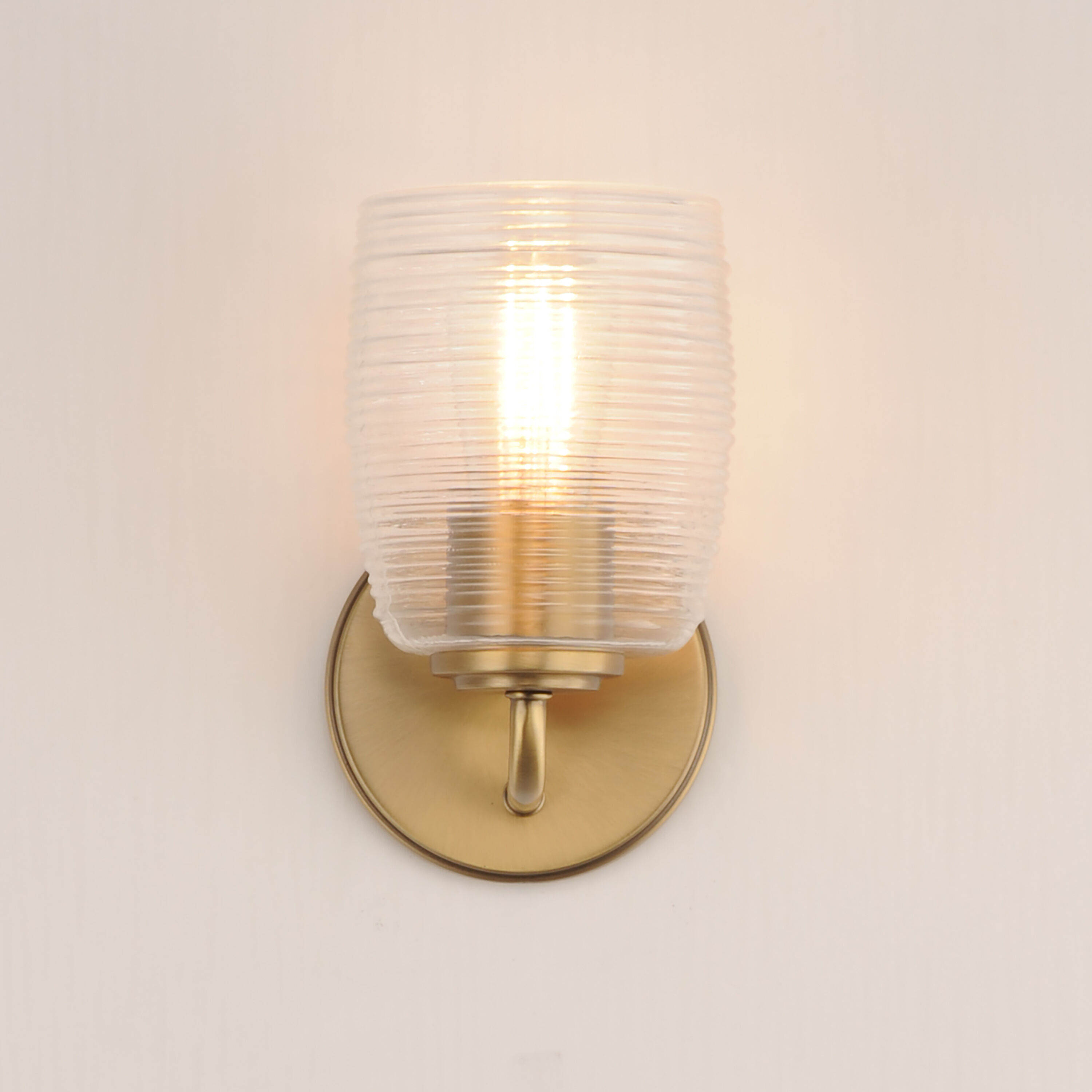 Honey Wall Sconce Wall Light in Natural Aged Brass