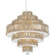 Plaza 25 Light Stainless Steel Pendant Ceiling Light