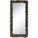 Ember 65 X 30 inch Blackened Iron Mirror