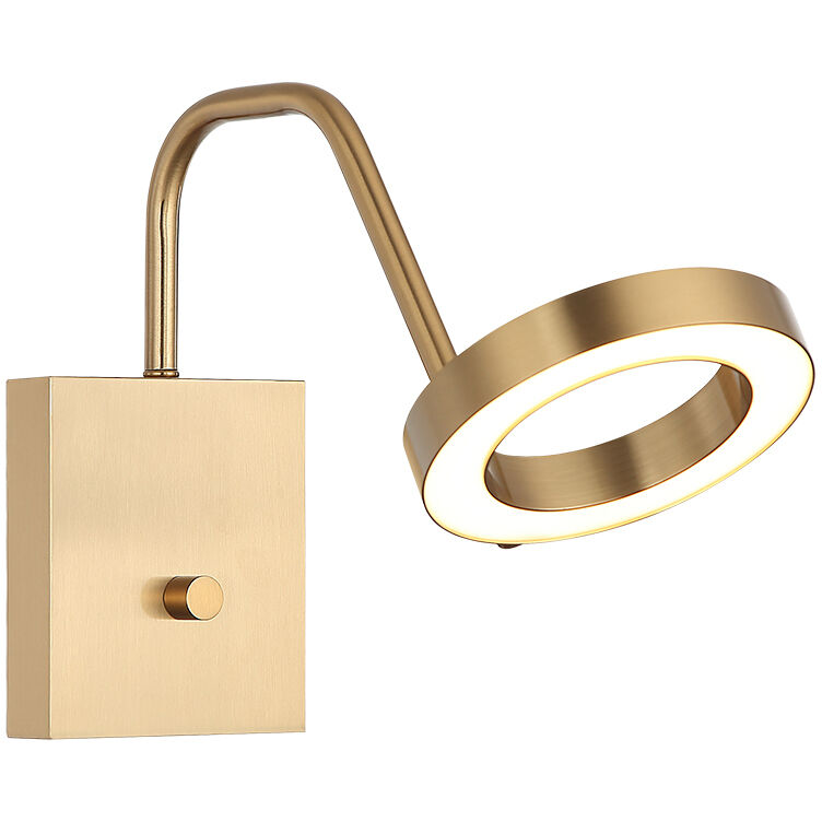 Realm Wall Sconce Wall Light in Aged Gold Brass