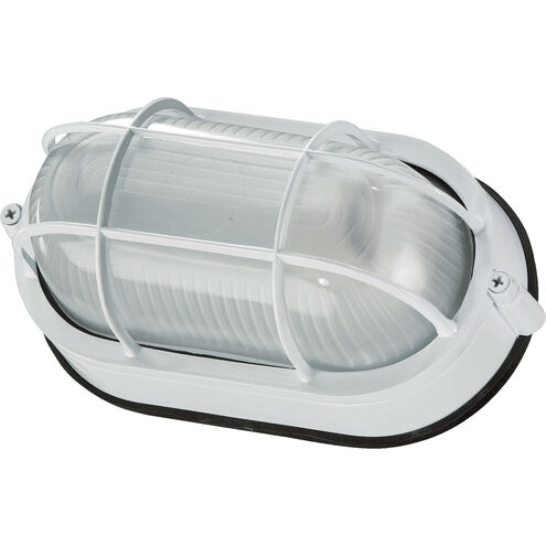 Fort Worth 1 Light 5 inch White Bulkhead