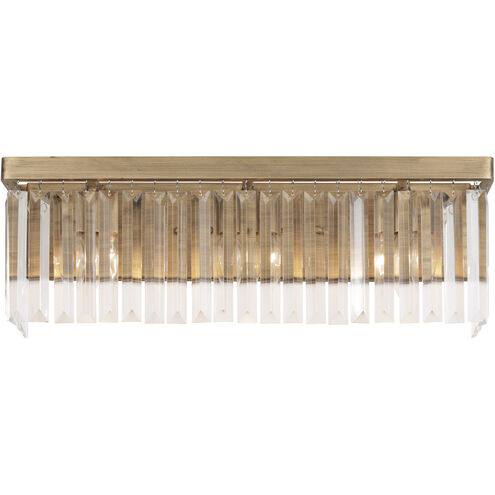 Social Club 3 Light 21.5 inch Havana Gold Bath Vanity Wall Light