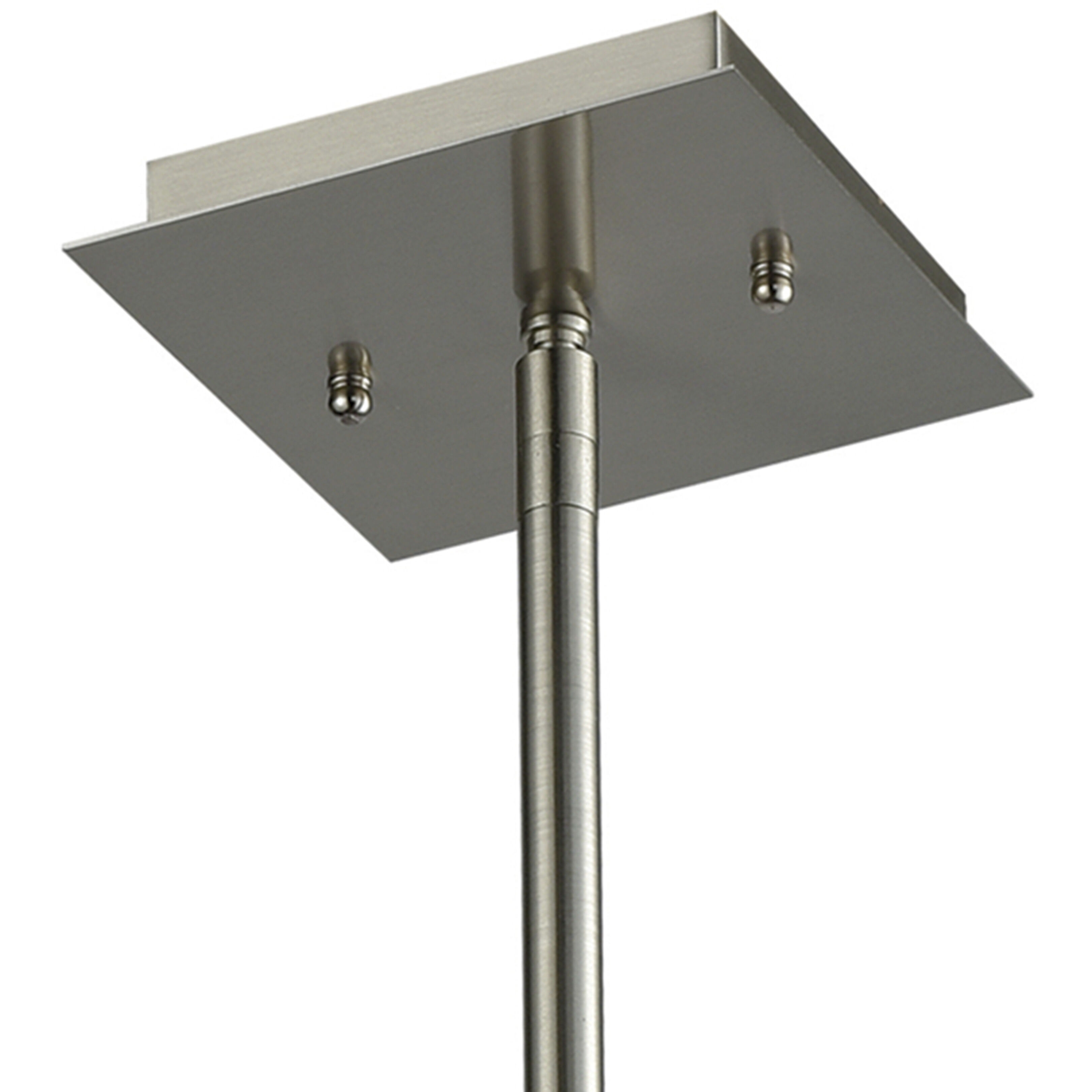 Williamsport 6 Light 14 inch Brushed Nickel Chandelier Ceiling Light