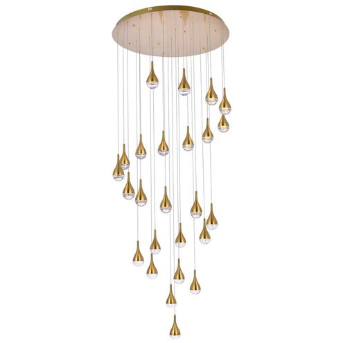 Amherst 25 Light 42 inch Satin Gold Chandelier Ceiling Light