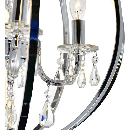 Abia LED 16 inch Chrome Up Chandelier Ceiling Light
