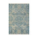 Atmospheric 36 X 24 inch Neutral and Green Area Rug, Wool and Viscose