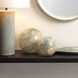 Cosmos Pale Blue Glass Glass Balls, Set of 2