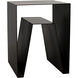 Quintin 26 X 19.5 inch Matte Black Side Table