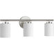 Replay 3 Light 22 inch Brushed Nickel Bath Vanity Wall Light