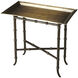 Meiling Antique Brass 23 X 23 inch Metalworks Accent Table