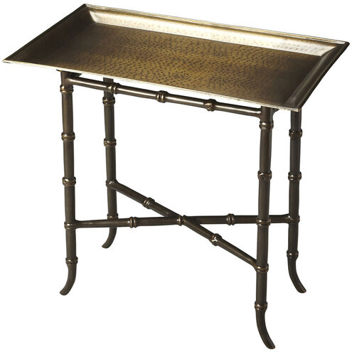 Meiling Antique Brass 23 X 23 inch Metalworks Accent Table