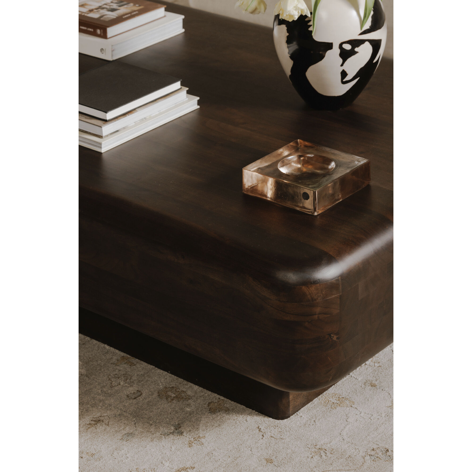 Eton 60 X 40 inch Dark Brown Coffee Table