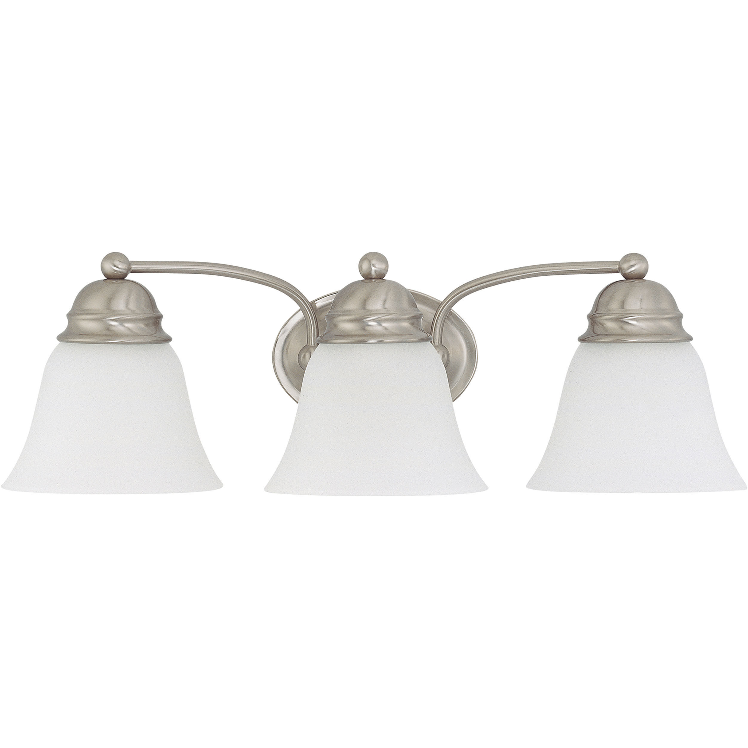 3 light brushed nickel vanity light clearance