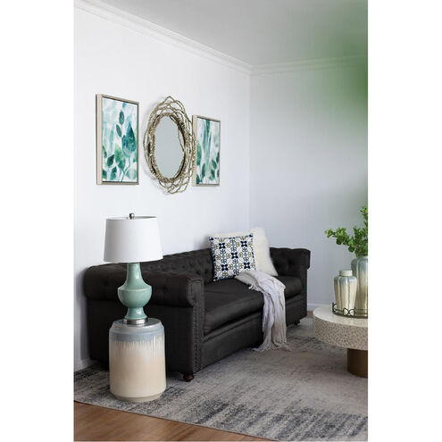 Leaves in Shades of Greens 25.4 X 19.1 inch Printed Acrylic Wall Art