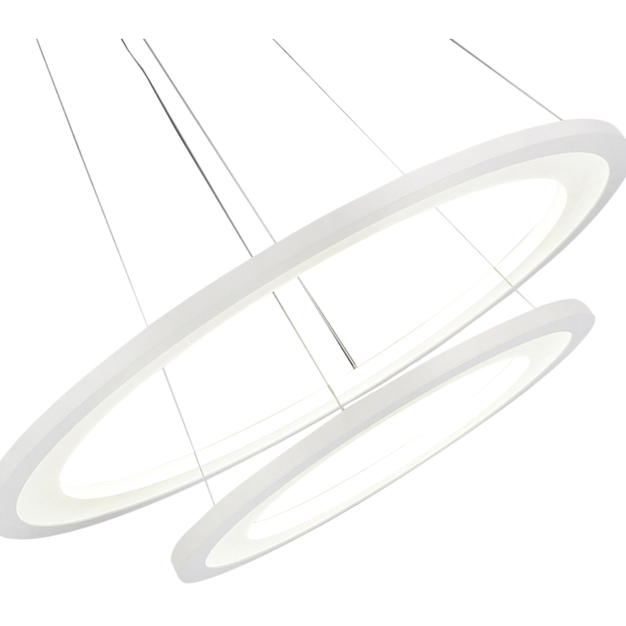 Alloha LED 20 inch White Chandelier Ceiling Light