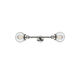 Franklin Restoration Beacon LED 6 inch Polished Nickel Bath Vanity Light Wall Light in Seedy Glass, Franklin Restoration