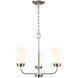 Winslow 3 Light 19 inch Brushed Nickel Chandelier Ceiling Light