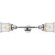 Franklin Restoration Canton LED 6 inch Polished Chrome Bath Vanity Light Wall Light in Seedy Glass, Franklin Restoration