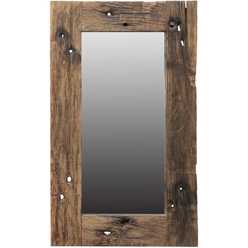 Wayne 43.3 X 1.6 inch Brown Floor Mirror