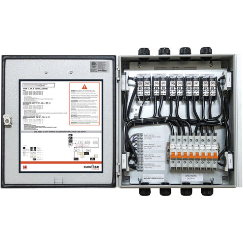 Ontario 16 X 6 inch Light Grey Patio Heater Universal Relay Control Box in 4 Zone