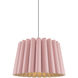 Renata 1 Light 31.5 inch Black Pendant Ceiling Light in Rose, 32 in / Long, Acoustic WEP Collection