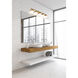 Realm Sphere 5 Light 40 inch Modern Gold Bath Vanity Wall Light