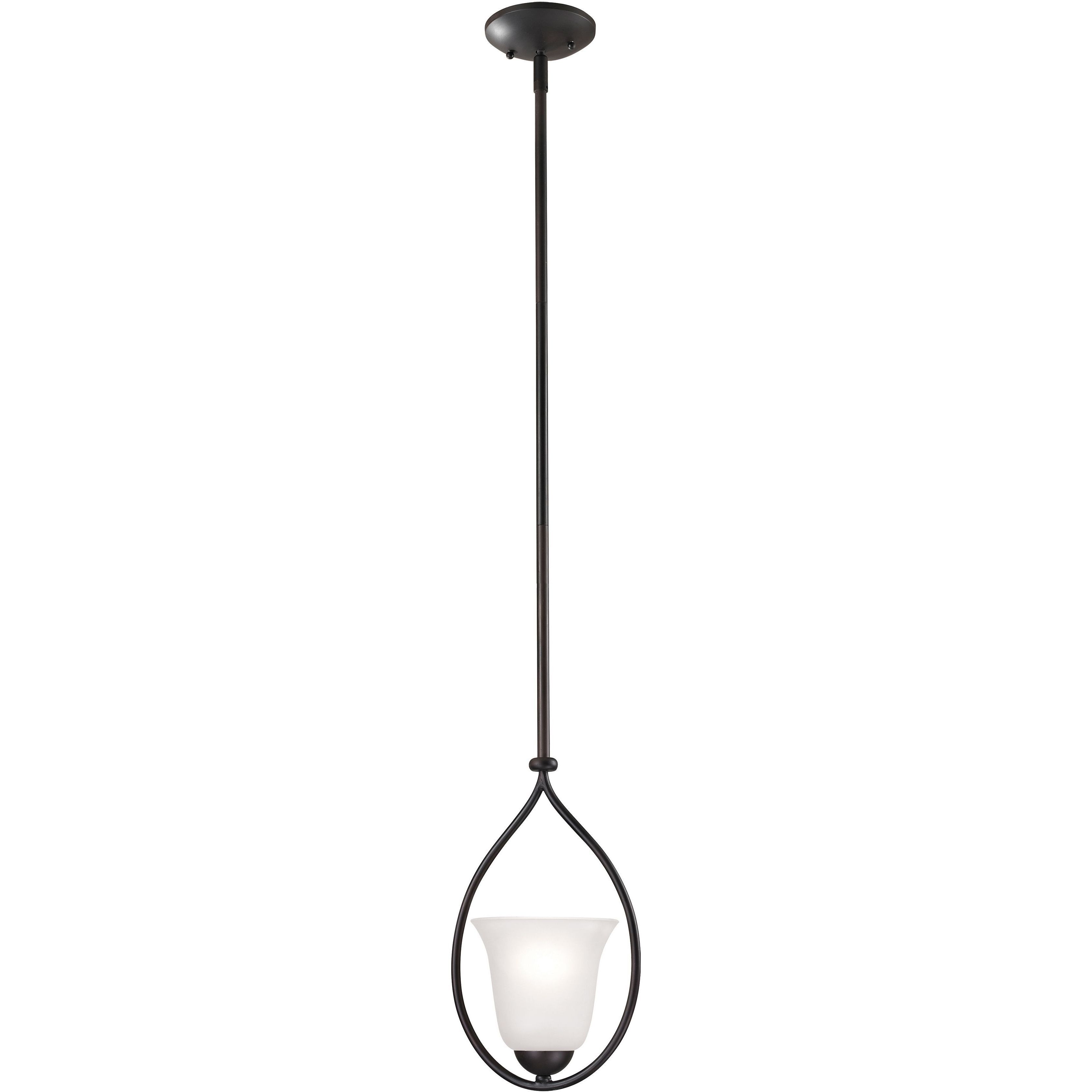 Conway 1 Light 8 inch Oil Rubbed Bronze Mini Pendant Ceiling Light