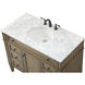 Park Avenue 42 X 22 X 35 inch Driftwood Vanity Sink Set