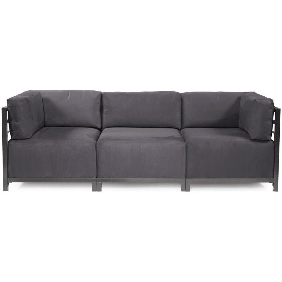 Axis Gray Corner Chair, The Regency Collection