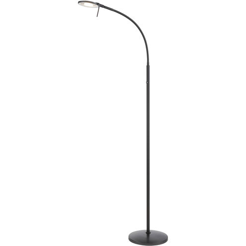 Dessau Flex 42 inch 13.00 watt Bronze Swing Arm Floor Lamp Portable Light