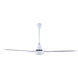 DC 60 inch White Industrial Ceiling Fan
